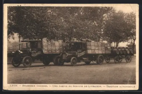 AK Lyon, Lastkraftwagen der Brasserie Georges, Biere Georges
