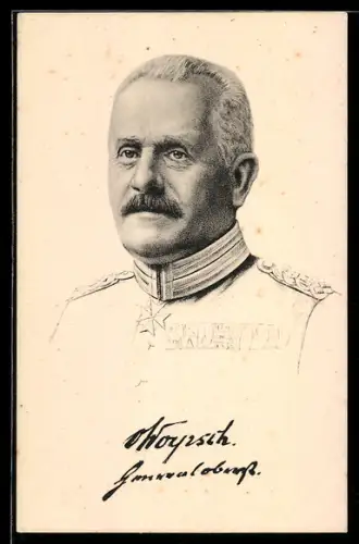 AK Heerführer Generaloberst von Woyrsch in Uniform