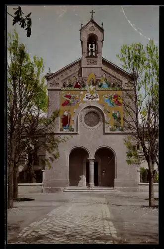 Foto-AK Fritz Gratl: Innsbruck, Kirche zur Ewigen Anbetung, Aussenansicht