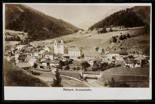Foto-AK Fritz Gratl: Steinach, Ortspanorama