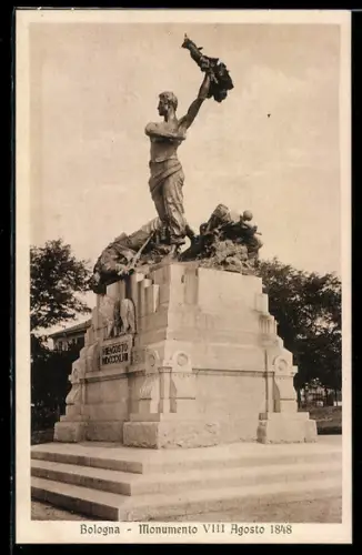 AK Bologna, Monumento VIII Agosto 1848