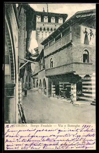 AK Torino, Borgo Feudale, Via e Botteghe