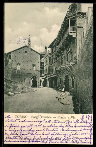 AK Torino, Borgo Feudale, Piazza e Via