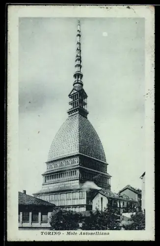 Mondschein-AK Torino, Mole Antonelliana