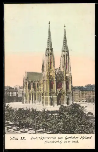 AK Wien, Probst-Pfarrkirche zum Göttlichen Heiland, Votivkirche