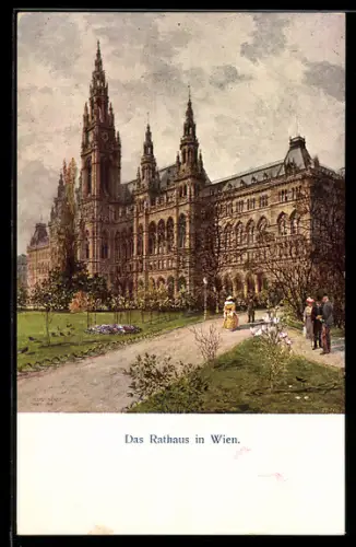 Künstler-AK Wien, Rathaus