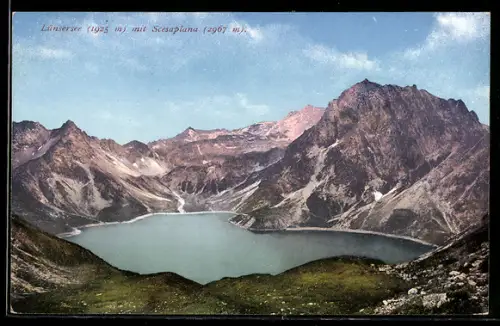 AK Lünersee, Panorama mit Scesaplana