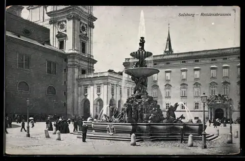 AK Salzburg, Residenzbrunnen