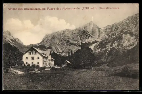 AK Hochschwab /Obersteiermark, Alpenhotel Bodenbauer