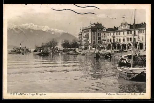 AK Pallanza, Palazzo Comunale ed imbarcadero