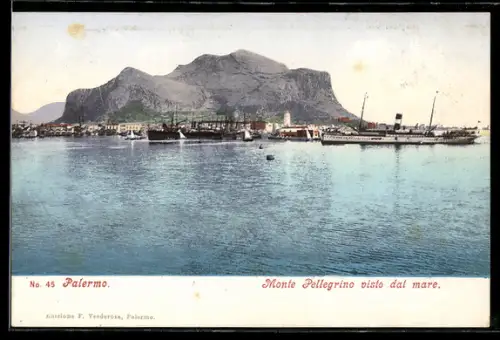 AK Palermo, Monte Pellegrino visto dal mare