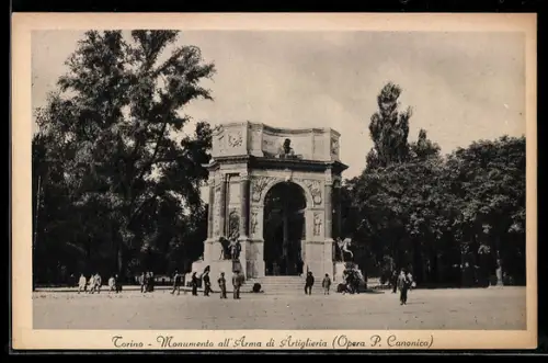 AK Torino, Monumento all`Arma di Artiglieria
