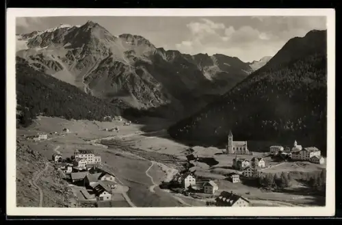 AK S. Gertrude in Solda, Panorama, Gruppo dell`Ortler