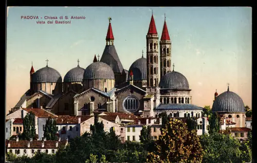 AK Padova, Chiesa di S. Antonio vista dai Bastioni