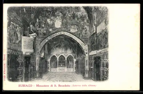 AK Subiaco, Monastero di S. Benedetto, Interno della Chiesa