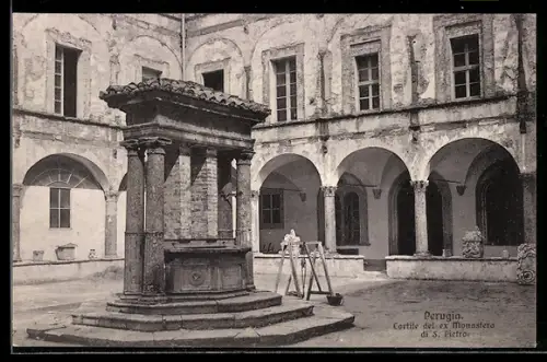AK Perugia, Cortile del ex Monastero di S. Pietro