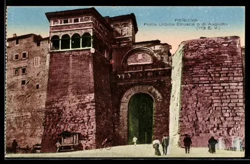 AK Perugia, Porta Urbica Etrusca o di Augusto