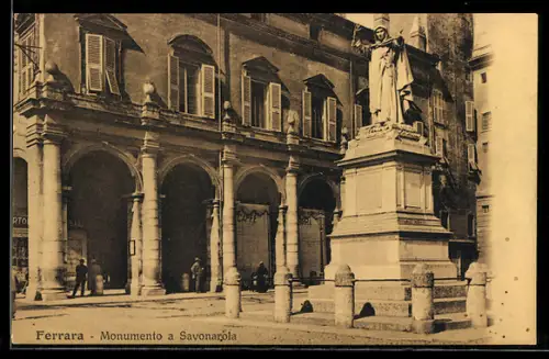 AK Ferrara, Monumento a Savonarola