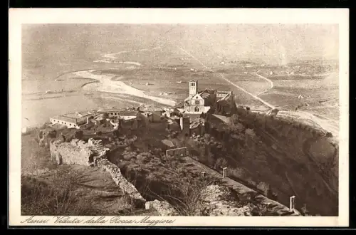AK Assisi, Veduta dalla Rocca Maggiore