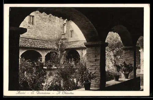 AK Assisi, S. Damiano, Il Chiostro