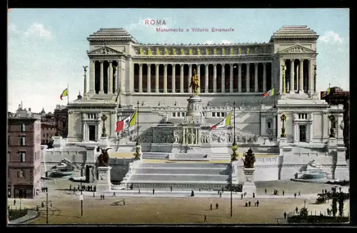 AK Roma, Monumento a Vittorio Emanuele