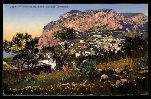 AK Capri, Panorama dalla Via del Telegrafo