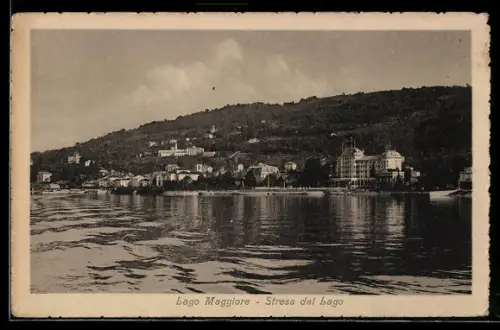 AK Stresa /Lago Maggiore, Panorama dal Lago