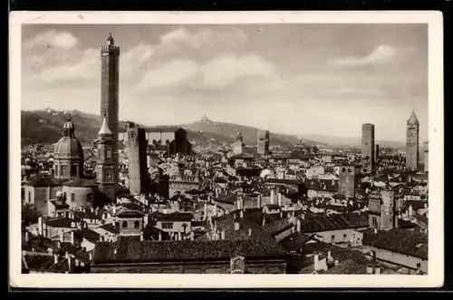 AK Bologna, Panorama mit Kirche