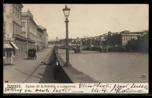 AK Firenze, Ponte di S. Trinità e Lungarno