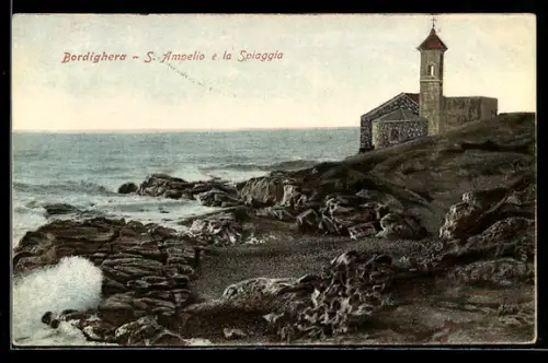 AK Bordighera, S. Ampelio e la Spiaggia