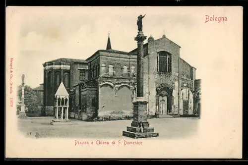 AK Bologna, Piazza e Chiesa di S. Domenico
