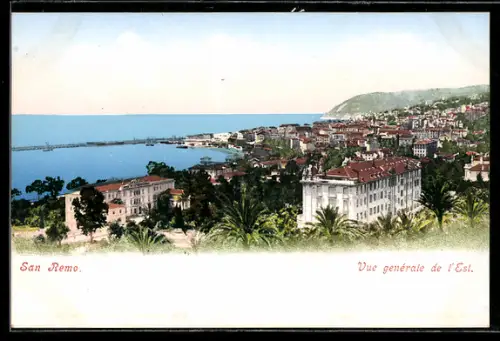 AK San Remo, Vue générale de l`est