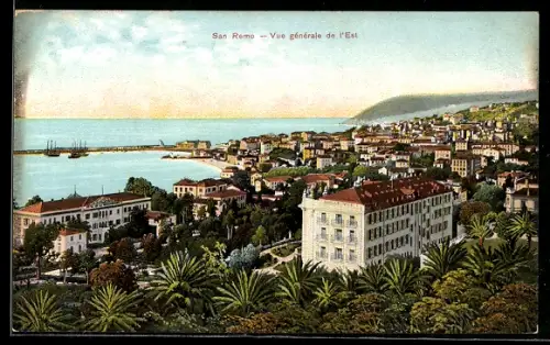 AK San Remo, Vue générale de l`Est