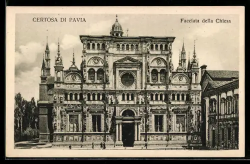AK Certosa di Pavia, Facciata della Chiesa