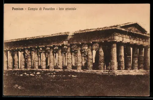 AK Paestum, Tempio di Poseidon, lato orientale