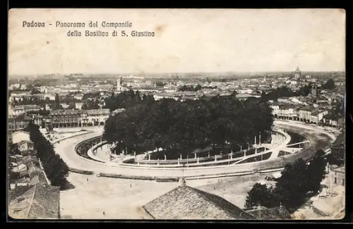 AK Padova, Panorama dal Campnaile della Basilica di S. Giustina