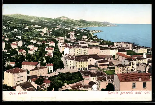 AK San Remo, Veduta generale dall `Esi