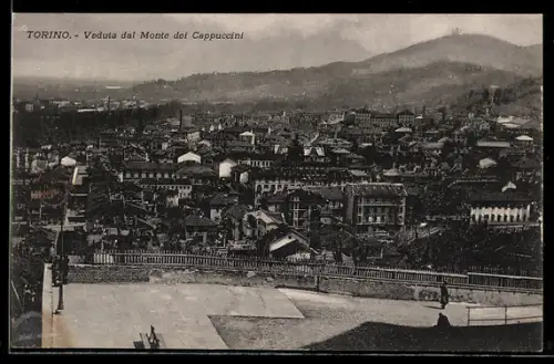AK Torino, Veduta dal Monte dei Cappuccini