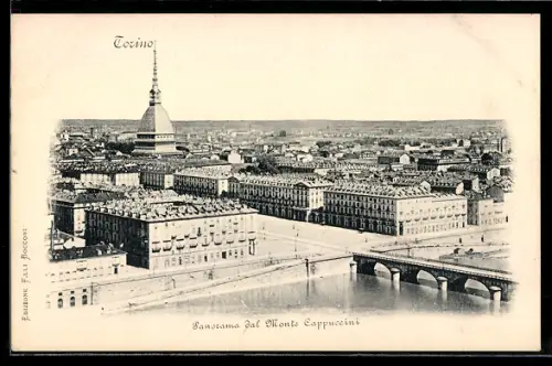 AK Torino, Panorama dal Monte Cappuccini