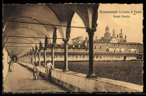 AK Pavia, Monumentale Certosa di Pavia, Grande Chiostro
