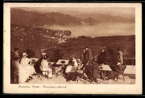 AK Portofino, Portofino Vetta, Grand Hotel, Restaurant, Panorama côté est