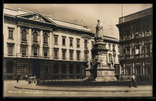 AK Milano, Monumento a Leonardo da Vinci