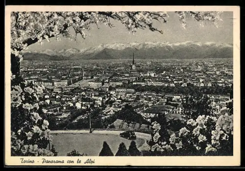 AK Torino, Panorama con le Alpi