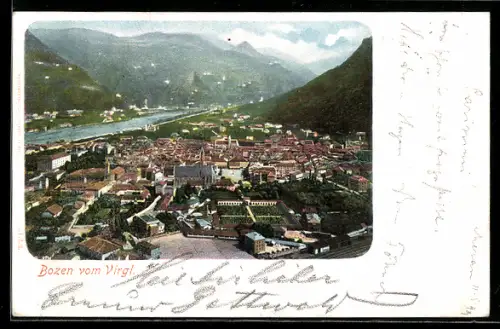 AK Bozen, Vista panoramica dal Virgolo