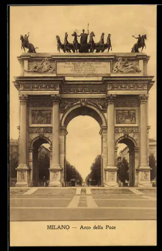 AK Milano, Arco della Pace