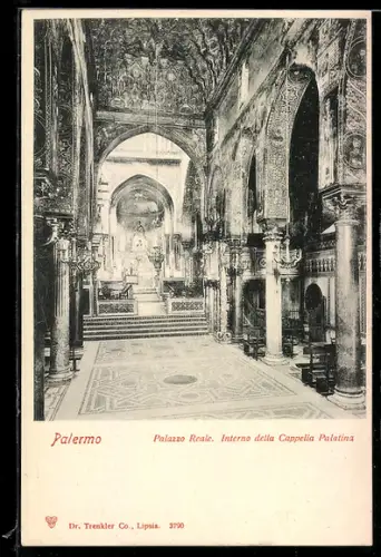 AK Palermo, Palazzo Reale, Interno della Cappella Palatina