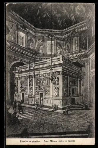 AK Loreto, Basilica, Arco Minore sotto la Cupola