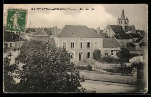 AK Saint-Cyr-les-Colons, la Mairie