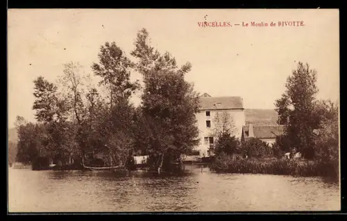 AK Vincelles, Les bords de l'Yonne