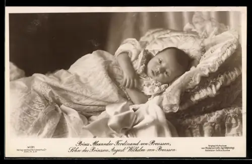 AK Prinz Alexander Ferdinand von Preussen, Sohn des Prinzen August Wilhelm von Preussen